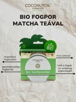 Coconutoil Cosmetics Bio Fogpor Matcha Teával